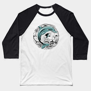 National Dolphin Day – April Baseball T-Shirt